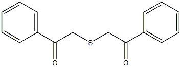 2-[(2-oxo-2-phenylethyl)thio]-1-phenylethan-1-one 구조식 이미지