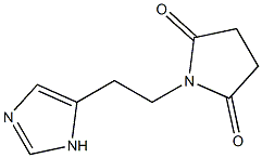 1-[2-(1H-imidazol-5-yl)ethyl]pyrrolidine-2,5-dione 구조식 이미지