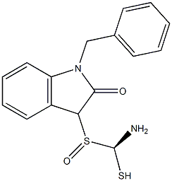 1-benzyl-3-(1',3'-dithialynyl)-1,3-dihydro-2H-indol-2-one Structure