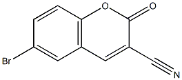 6-bromo-2-oxo-2H-chromene-3-carbonitrile Structure