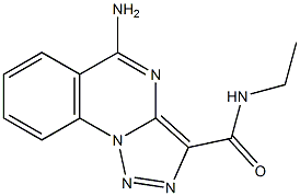 N3-ethyl-5-amino[1,2,3]triazolo[1,5-a]quinazoline-3-carboxamide 구조식 이미지