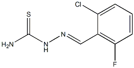 2-[(E)-(2-chloro-6-fluorophenyl)methylidene]-1-hydrazinecarbothioamide Structure