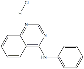 N4-phenylquinazolin-4-amine hydrochloride 구조식 이미지