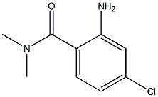 2-amino-4-chloro-N,N-dimethylbenzamide Structure