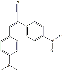 3-[4-(dimethylamino)phenyl]-2-(4-nitrophenyl)acrylonitrile 구조식 이미지