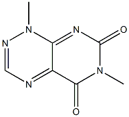 1,6-dimethyl-1,5,6,7-tetrahydropyrimido[5,4-e][1,2,4]triazine-5,7-dione Structure