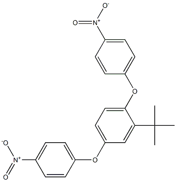 2-(tert-butyl)-1,4-di(4-nitrophenoxy)benzene 구조식 이미지