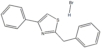 2-benzyl-4-phenyl-1,3-thiazole hydrobromide 구조식 이미지