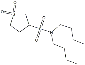 N3,N3-dibutyl-1,1-dioxotetrahydro-1H-1lambda~6~-thiophene-3-sulfonamide Structure