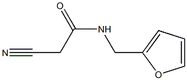 N1-(2-furylmethyl)-2-cyanoacetamide 구조식 이미지