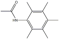 N1-(2,3,4,5,6-pentamethylphenyl)acetamide 구조식 이미지