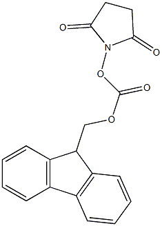 2,5-dioxotetrahydro-1H-pyrrol-1-yl (9H-fluoren-9-ylmethyl) carbonate Structure