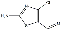 2-amino-4-chloro-1,3-thiazole-5-carbaldehyde Structure