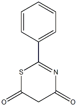 2-phenyl-4H-1,3-thiazine-4,6(5H)-dione Structure