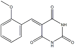 5-(2-methoxybenzylidene)hexahydropyrimidine-2,4,6-trione Structure