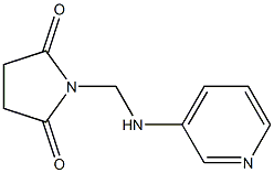 1-[(3-pyridylamino)methyl]pyrrolidine-2,5-dione 구조식 이미지