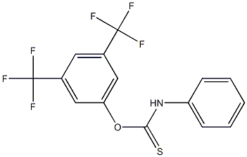 3,5-di(trifluoromethyl)phenyl anilinomethanethioate 구조식 이미지