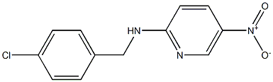 N2-(4-chlorobenzyl)-5-nitropyridin-2-amine 구조식 이미지