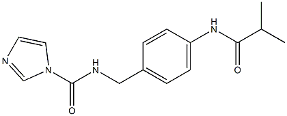 N-[4-(isobutyrylamino)benzyl]-1H-imidazole-1-carboxamide Structure