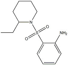 2-[(2-ethylpiperidino)sulfonyl]aniline 구조식 이미지