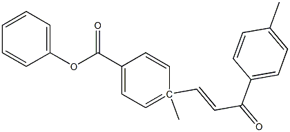 4-[(E)-3-(4-methylphenyl)-3-oxo-1-propenyl]phenyl 4-methylbenzenecarboxylate Structure