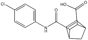 3-[(4-chloroanilino)carbonyl]bicyclo[2.2.1]hept-5-ene-2-carboxylic acid Structure
