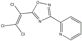 3-(2-pyridyl)-5-(1,2,2-trichlorovinyl)-1,2,4-oxadiazole Structure