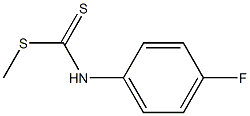 methyl N-(4-fluorophenyl)carbamodithioate Structure