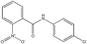 N-(4-chlorophenyl)-2-nitrobenzenecarboxamide Structure