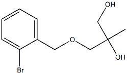 3-[(2-bromobenzyl)oxy]-2-methyl-1,2-propanediol Structure