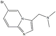 (6-bromoimidazo[1,2-a]pyridin-3-yl)-N,N-dimethylmethanamine Structure