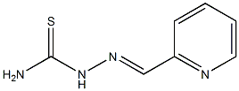 2-(2-pyridylmethylidene)hydrazine-1-carbothioamide 구조식 이미지