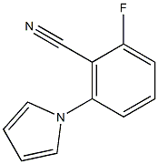 2-fluoro-6-(1H-pyrrol-1-yl)benzenecarbonitrile Structure
