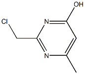 2-(chloromethyl)-6-methyl-4-pyrimidinol Structure