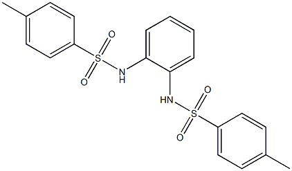 N1-(2-{[(4-methylphenyl)sulfonyl]amino}phenyl)-4-methylbenzene-1-sulfonamide 구조식 이미지