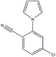 4-chloro-2-(1H-pyrrol-1-yl)benzenecarbonitrile Structure