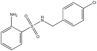 2-amino-N-(4-chlorobenzyl)benzenesulfonamide 구조식 이미지