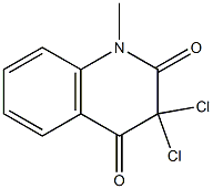 3,3-dichloro-1-methyl-1,2,3,4-tetrahydroquinoline-2,4-dione Structure