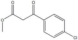 methyl 3-(4-chlorophenyl)-3-oxopropanoate 구조식 이미지