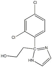 2-(2,4-dichlorophenyl)-1H-Imidazole-ethanol Structure