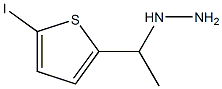 (1-(5-iodothiophen-2-yl)ethyl)hydrazine 구조식 이미지