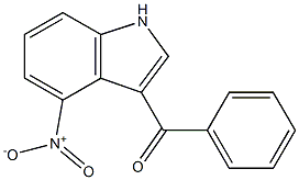 (4-nitro-1H-indol-3-yl)(phenyl)methanone 구조식 이미지