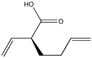 (S)-2-vinylhex-5-enoic acid Structure