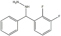 1-((2,3-difluorophenyl)(phenyl)methyl)hydrazine Structure