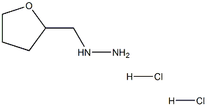 1-((tetrahydrofuran-2-yl)methyl)hydrazine dihydrochloride 구조식 이미지