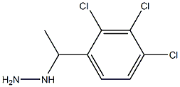 1-(1-(2,3,4-trichlorophenyl)ethyl)hydrazine Structure
