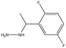 1-(1-(2,5-difluorophenyl)ethyl)hydrazine 구조식 이미지