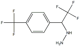 1-(2,2,2-trifluoro-1-(4-(trifluoromethyl)phenyl)ethyl)hydrazine 구조식 이미지