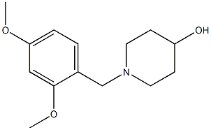 1-(2,4-dimethoxybenzyl)piperidin-4-ol Structure