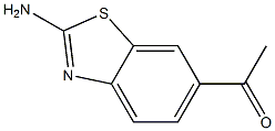 1-(2-aminobenzo[d]thiazol-6-yl)ethanone Structure